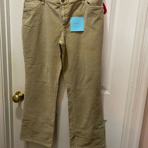 St. John’s Bay Tan Corduroy Pants 14p